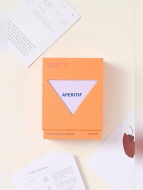 The Cocktail Cabinet: 50 Cocktail Recipes Card Deck Apertif